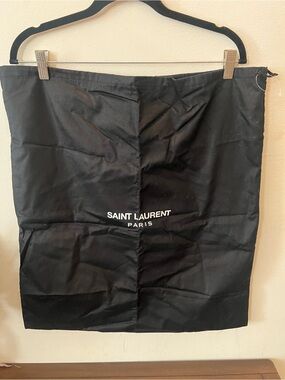 Saint Laurent Black Large Drawstring Dustbag